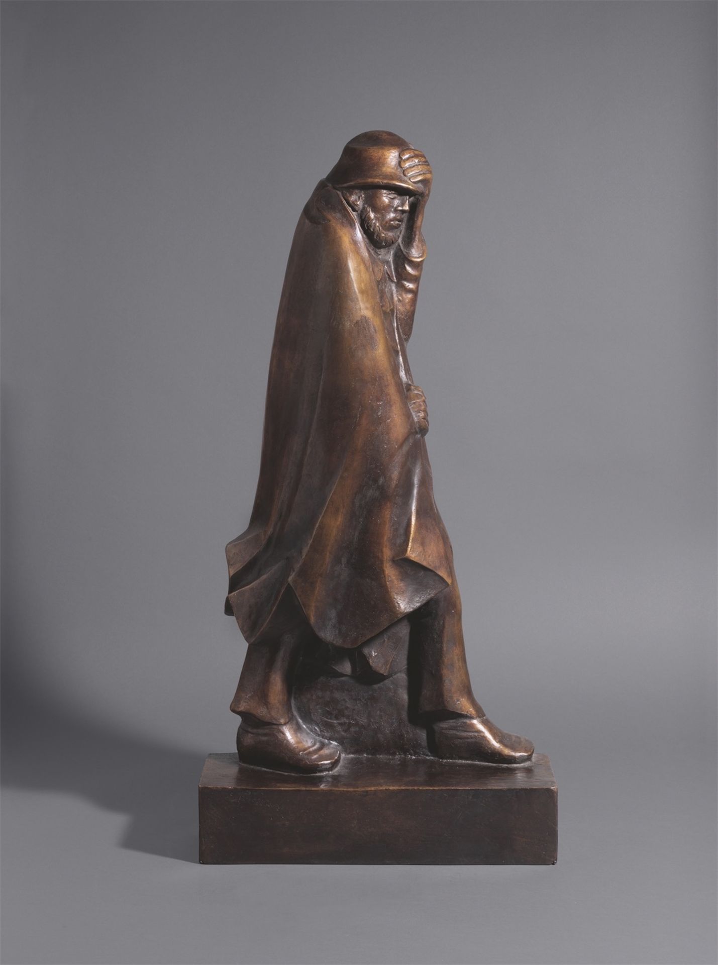 Ernst Barlach. „Wanderer im Wind“. 1934