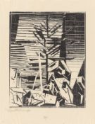 Lyonel Feininger. ”Gelmeroda (mit Tanne)”. 1918