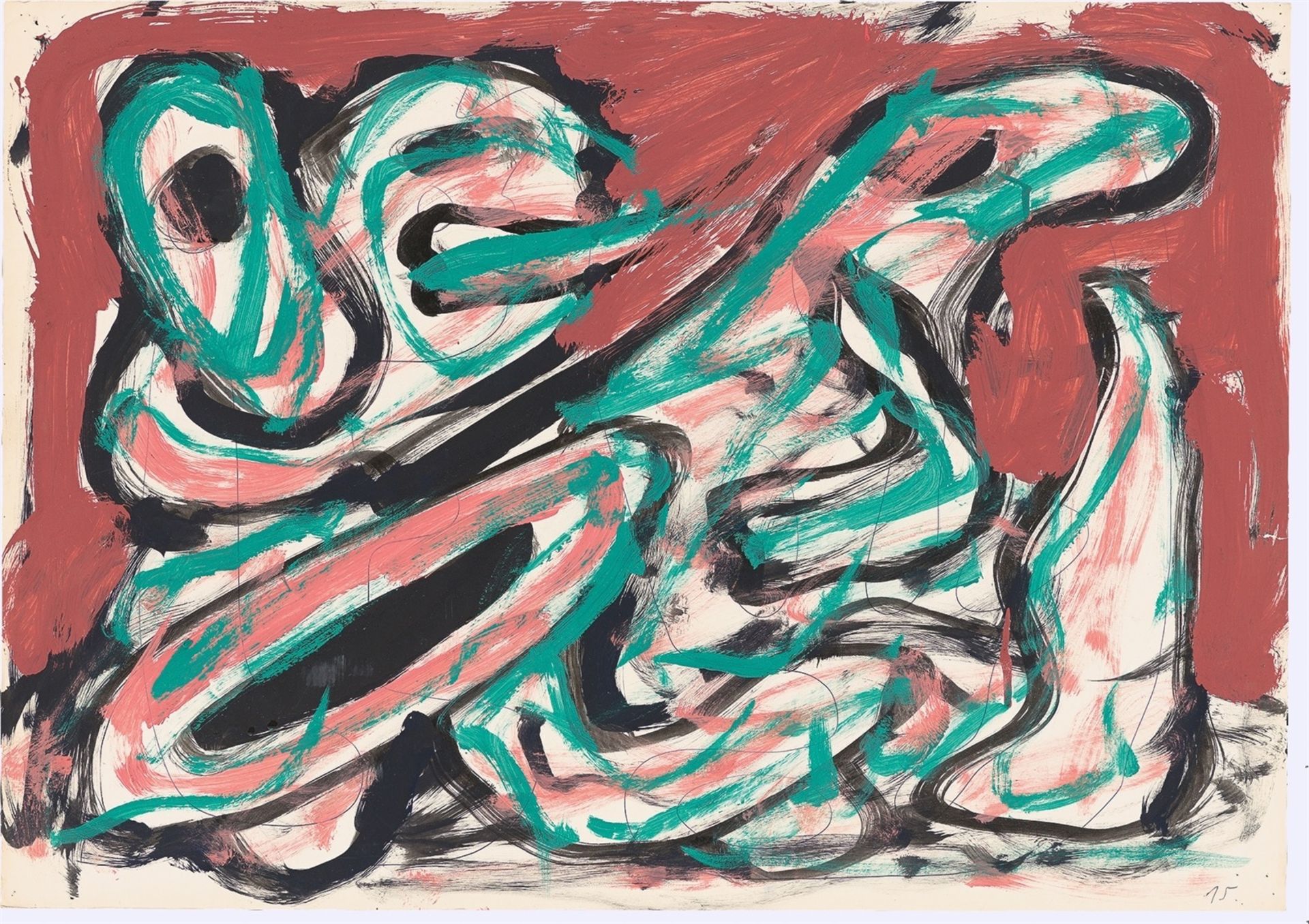 A.R. Penck. Ohne Titel. 1975/76