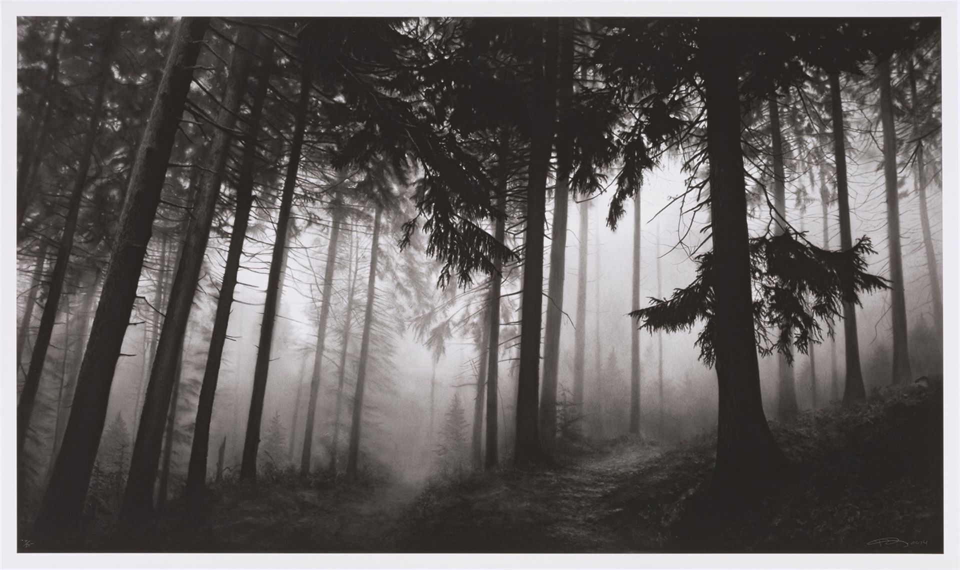 Robert Longo. Untitled (Fairmount Forest). 2014
