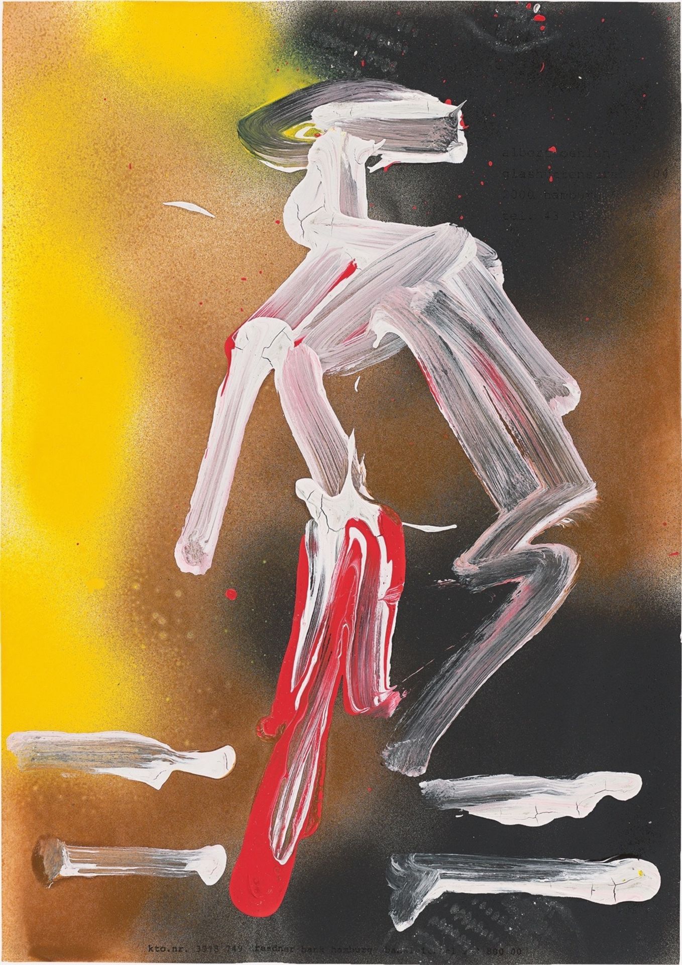 Albert Oehlen. Ohne Titel. 1981 - Bild 3 aus 5