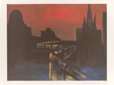 Rainer Fetting. Berliner Mauer. 1988