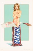 Mel Ramos. „Snickers / Candy II“. 2004