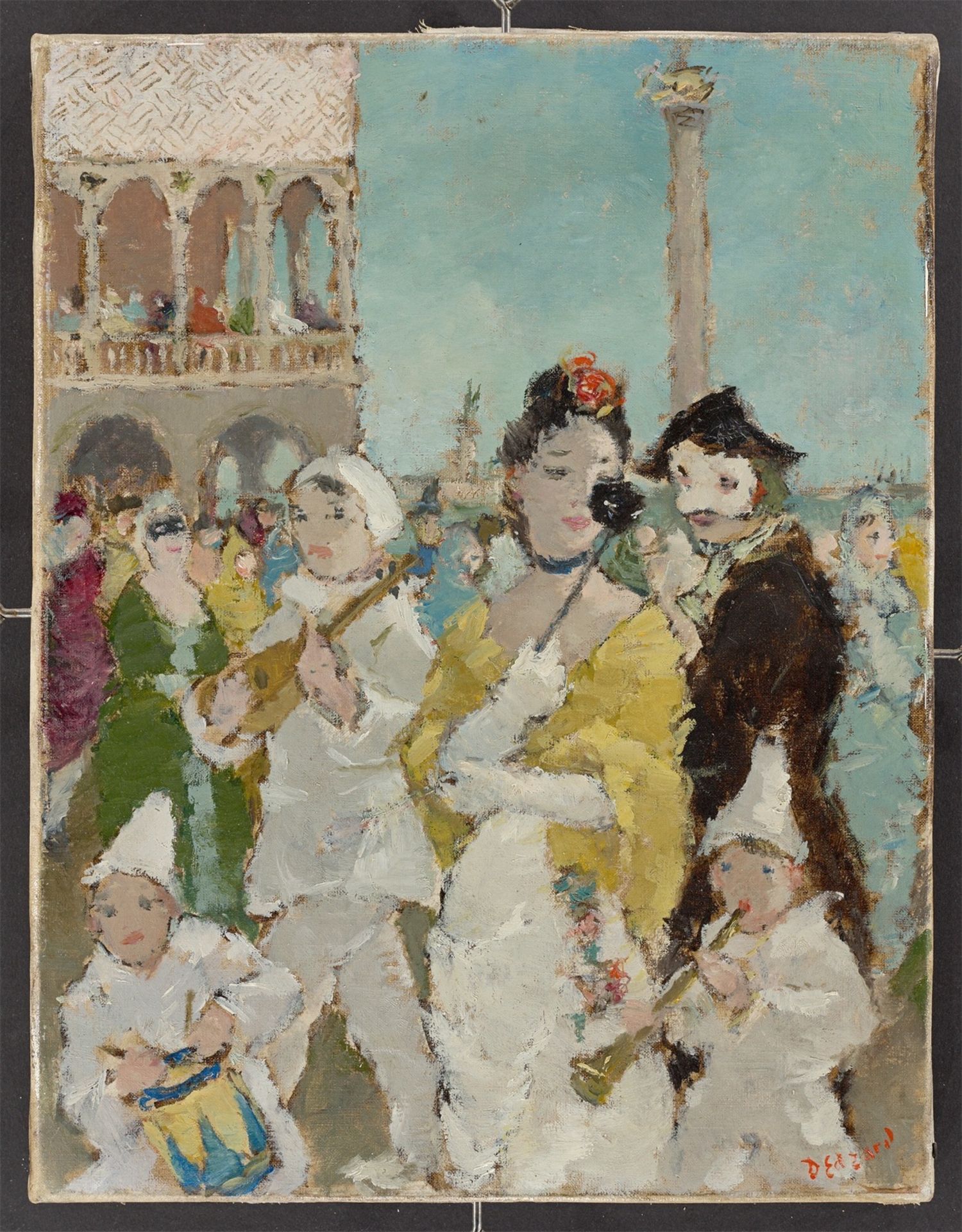 Dietz Edzard. Carnival in Venice. - Image 2 of 4