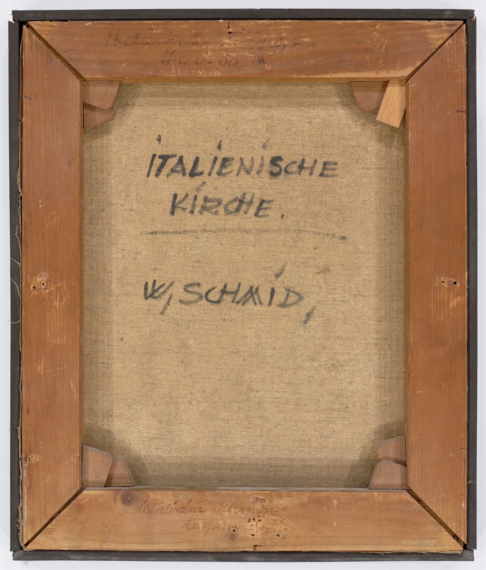 Wilhelm Schmid. ”Italienische Kirche”. Circa 1918/20 - Image 3 of 4