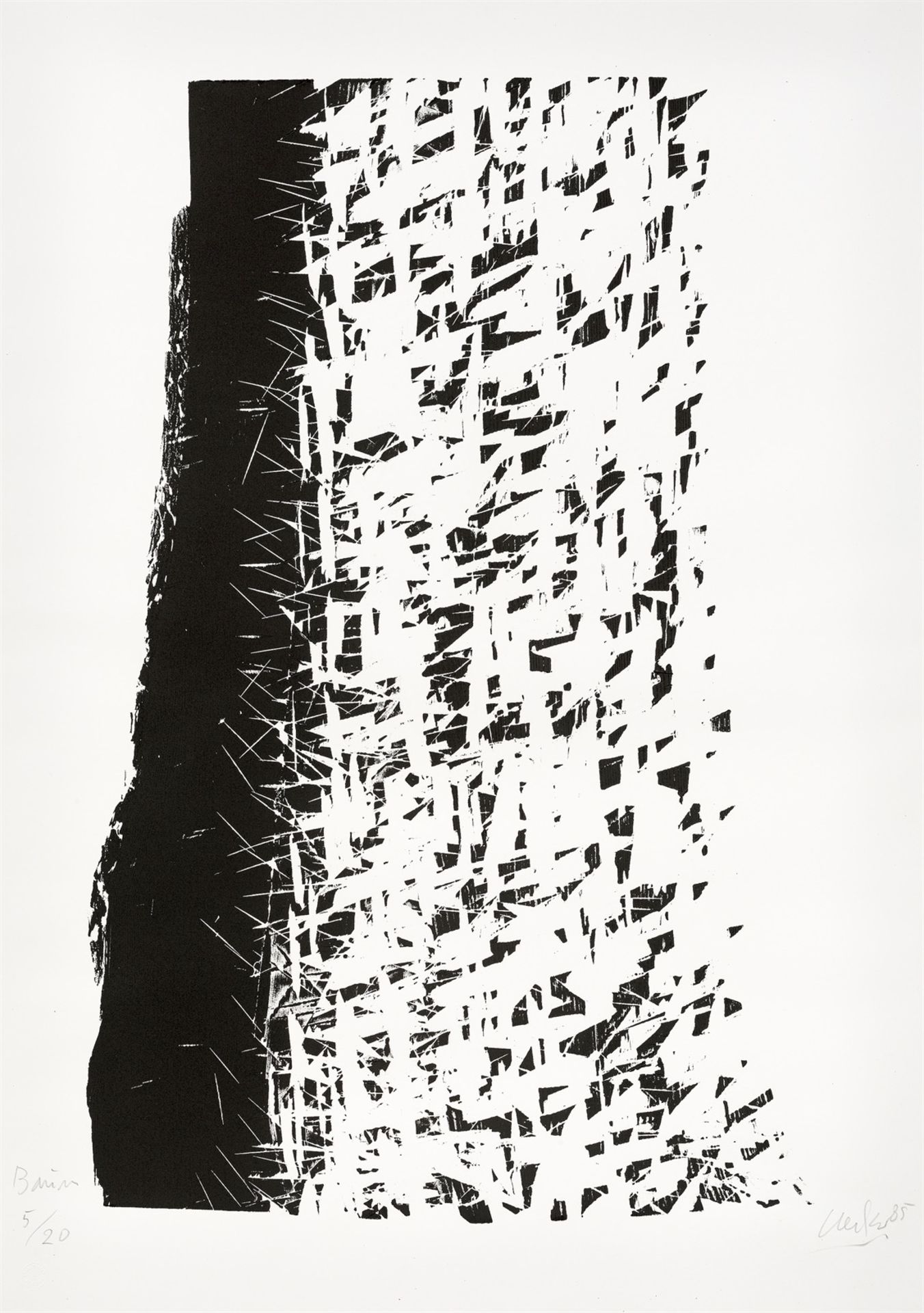 Günther Uecker. „Baum“. 1985 - Bild 2 aus 3
