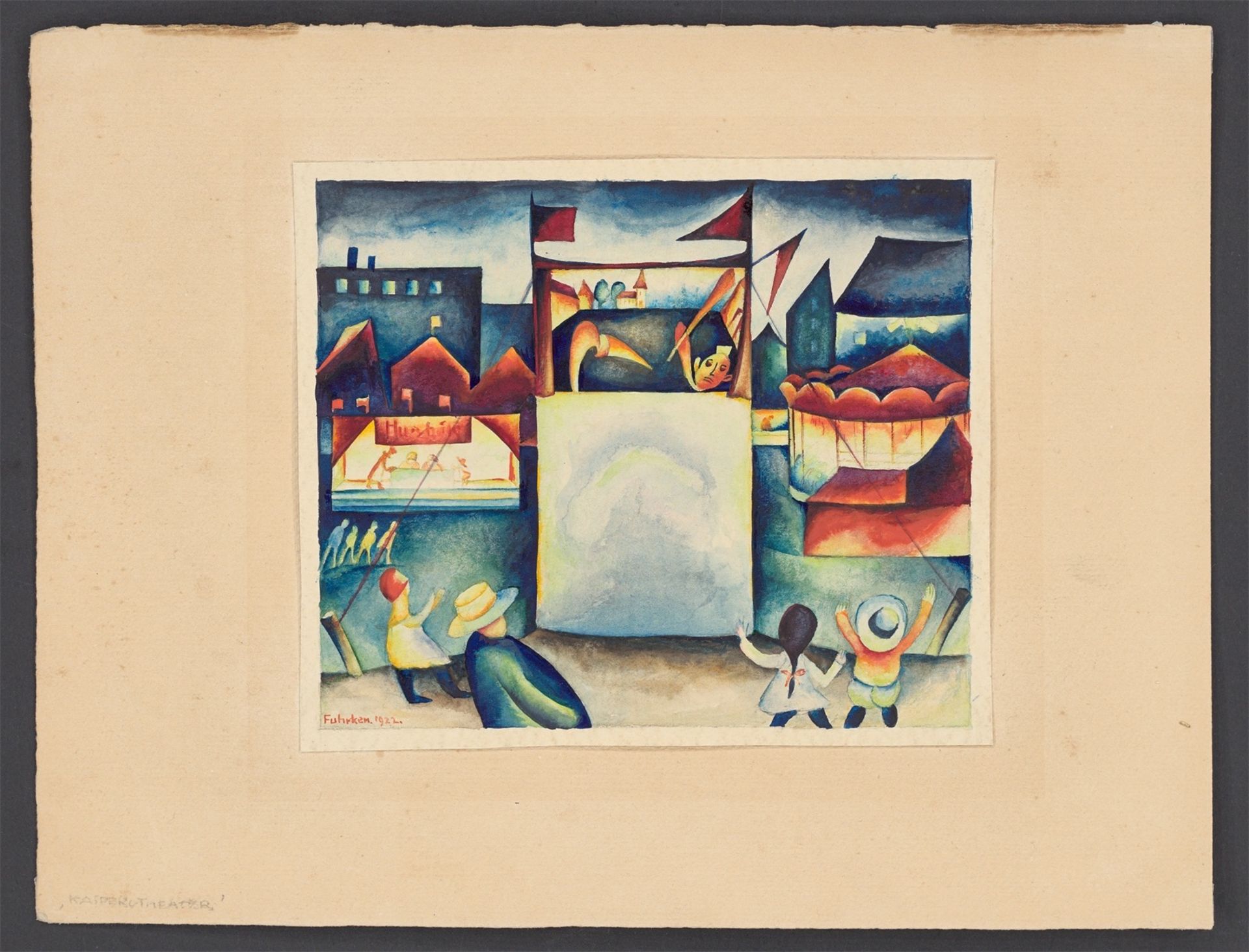 Fritz Fuhrken. Punch and Judy show. 1922 - Image 2 of 3