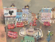 Dietmar Lemcke. „Piccadilly Circus“. 1955