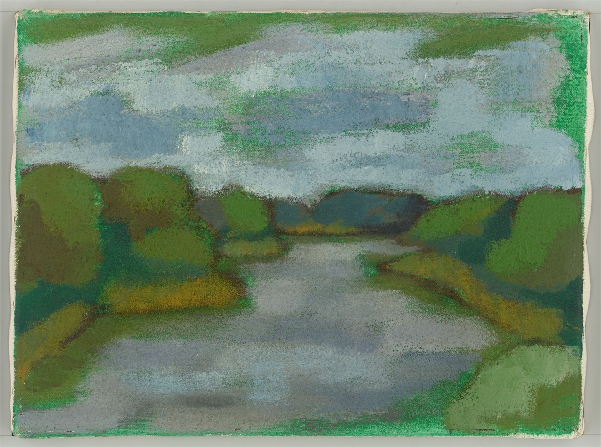 Ernst Leonhardt. "Grunewaldsee". 1976 - Image 2 of 4