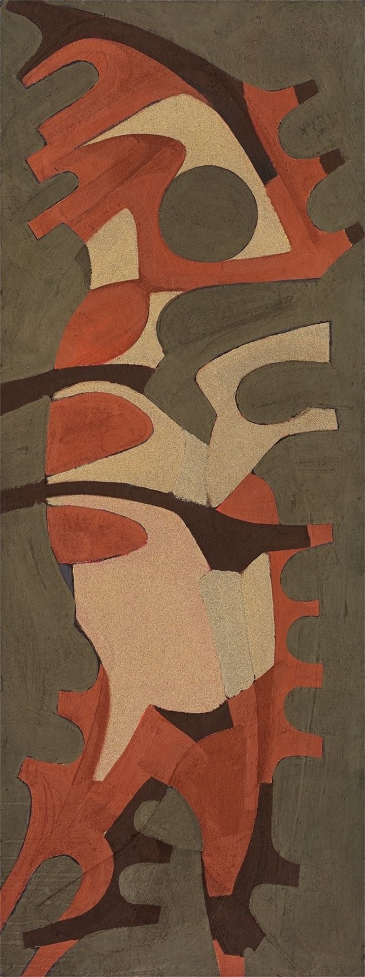Veit von Seckendorff. ”Krieger II”. 1961 - Image 2 of 3