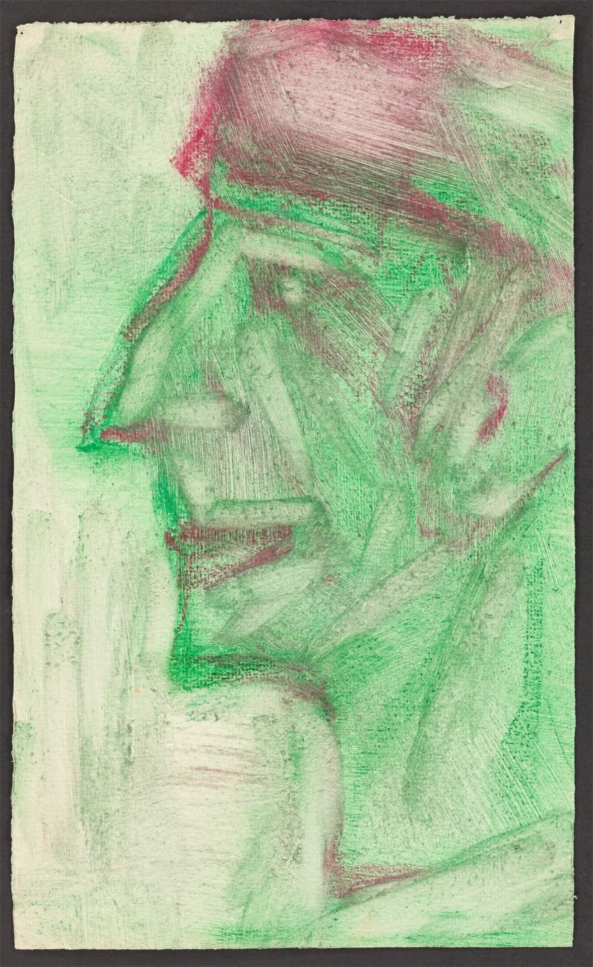 Christian Rohlfs. Grüner Kopf. 1928 - Bild 2 aus 4