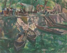 Otto Heinrich. Der Stadtkanal in Potsdam. 1925