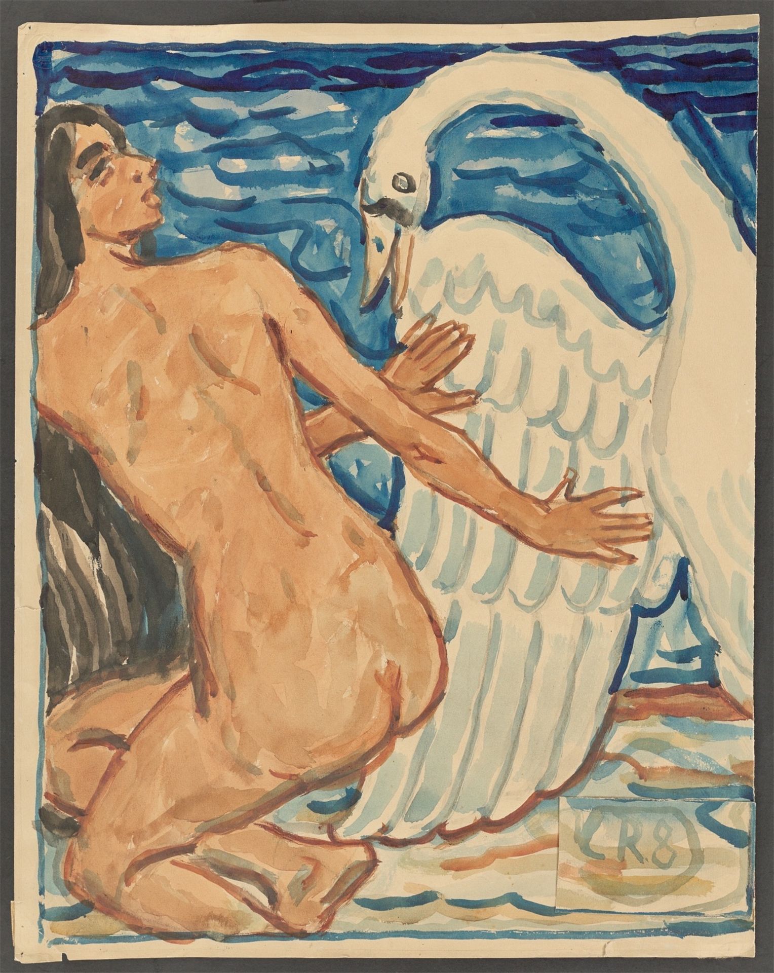 Christian Rohlfs. „Leda mit Schwan“. 1908 - Bild 2 aus 3