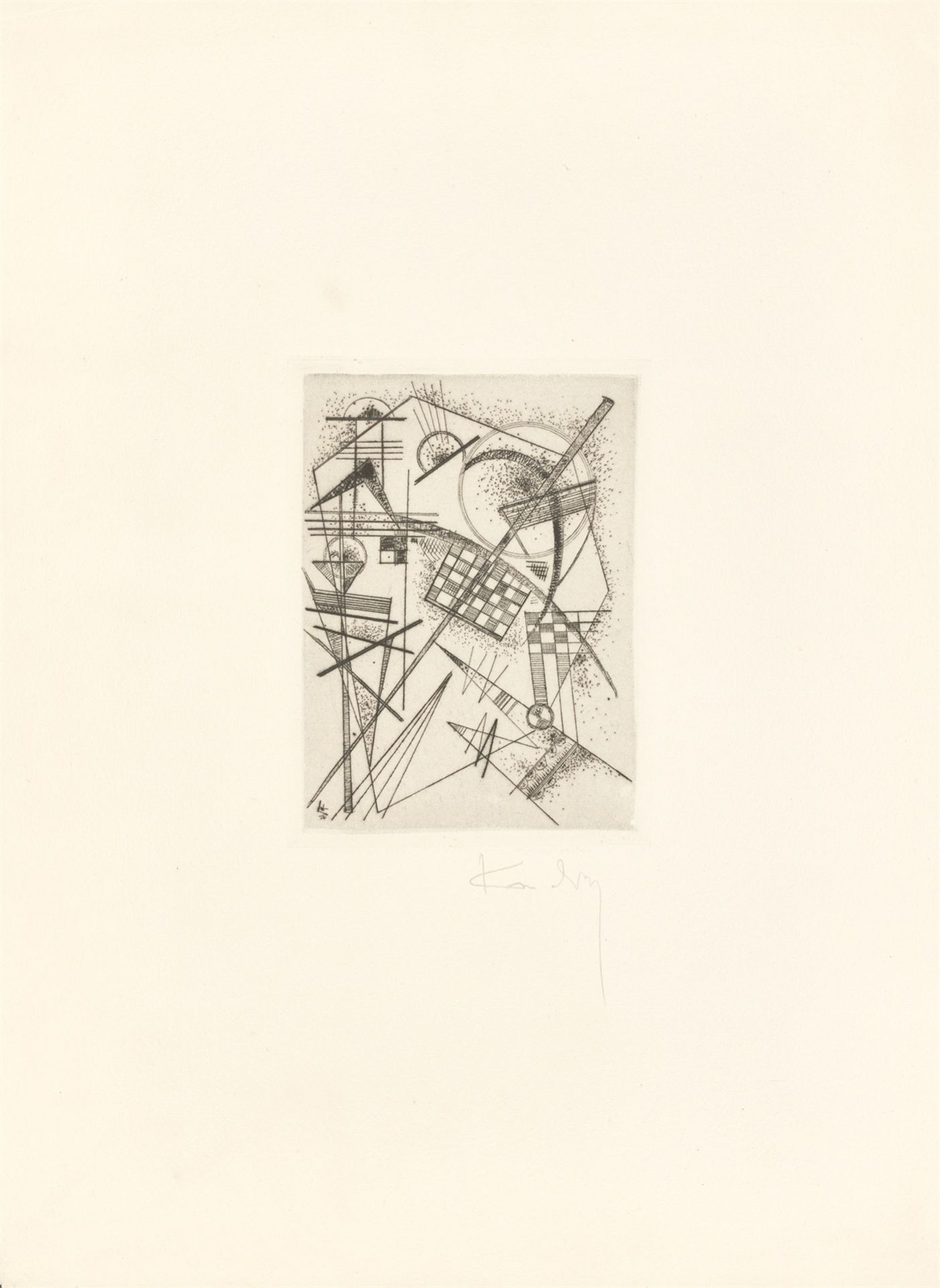 Wassily Kandinsky. „Radierung für die ,Deutsche Kunstgemeinschaft‘“. 1926 - Bild 2 aus 4