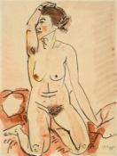 Hermann Max Pechstein. Female nude. 1918