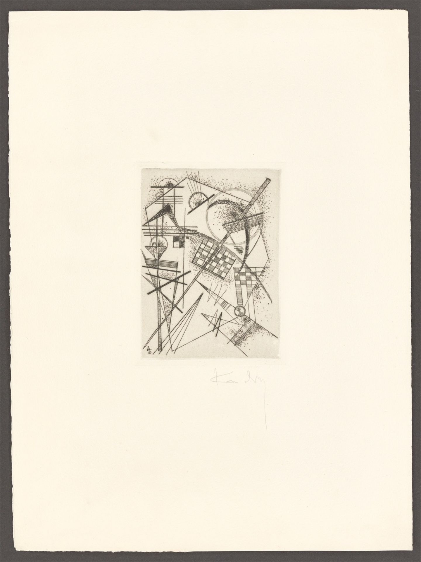 Wassily Kandinsky. „Radierung für die ,Deutsche Kunstgemeinschaft‘“. 1926 - Bild 3 aus 4