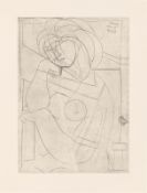 Pablo Picasso. ”Femme nue assise, la tête appuyée sur la main”. 1934