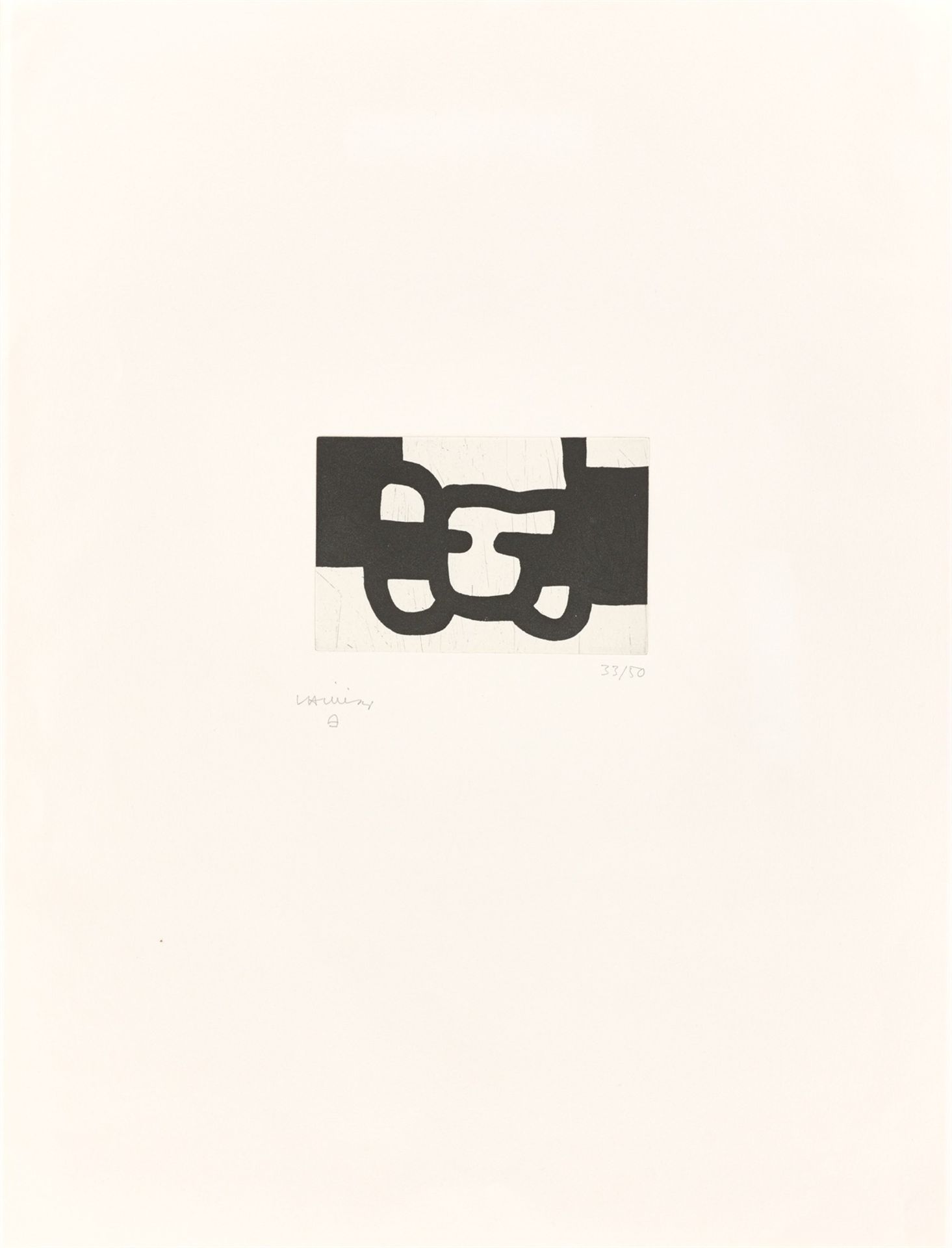 Eduardo Chillida. "Antzo V". 1985