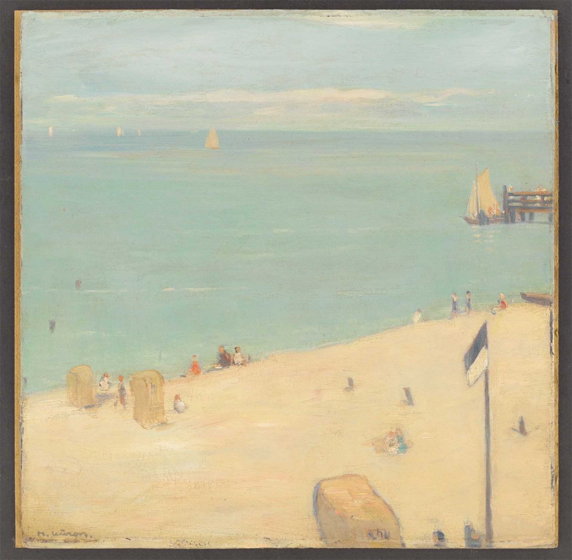 Herbert Kuron. Ostseestrand. - Bild 2 aus 4