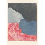 Serge Poliakoff. "Komposition in Rot, Grau und Schwarz". 1960