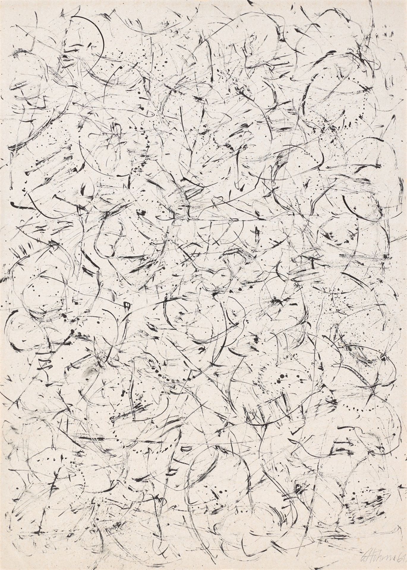 Gerhard Hoehme. „Ohne Titel“. 1961