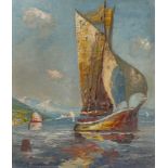 Otto Pippel. Segelschiff.