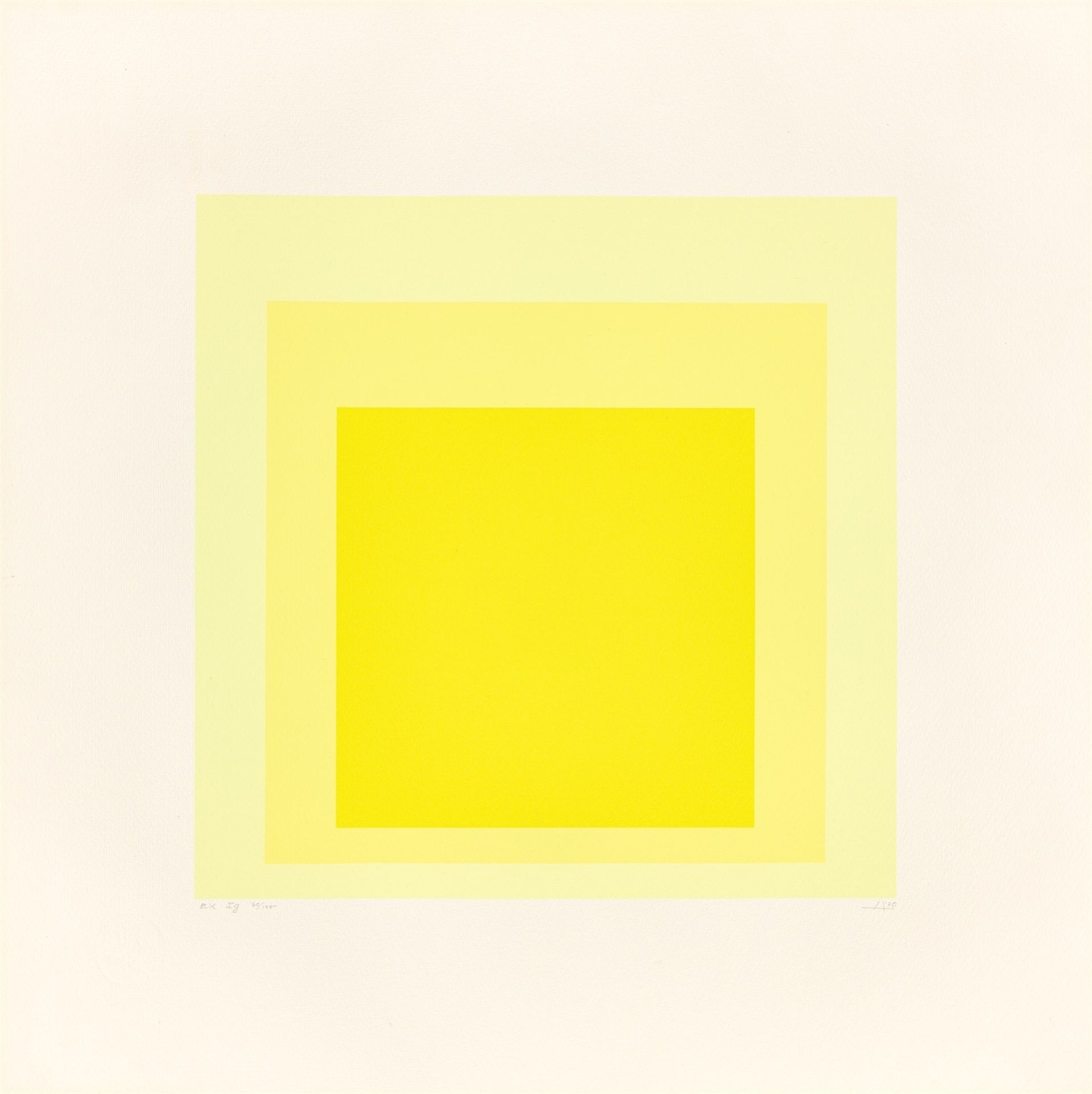 Josef Albers. "EK Ig". 1970