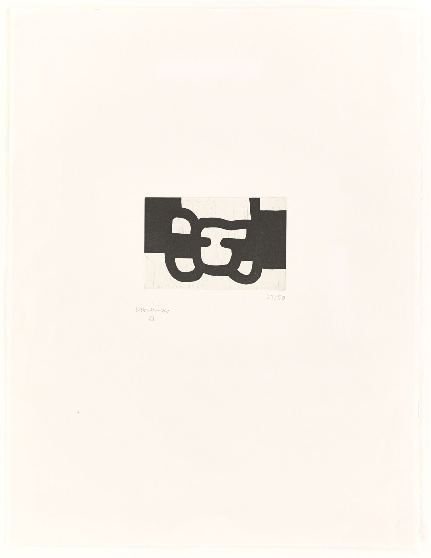 Eduardo Chillida. "Antzo V". 1985 - Bild 2 aus 3