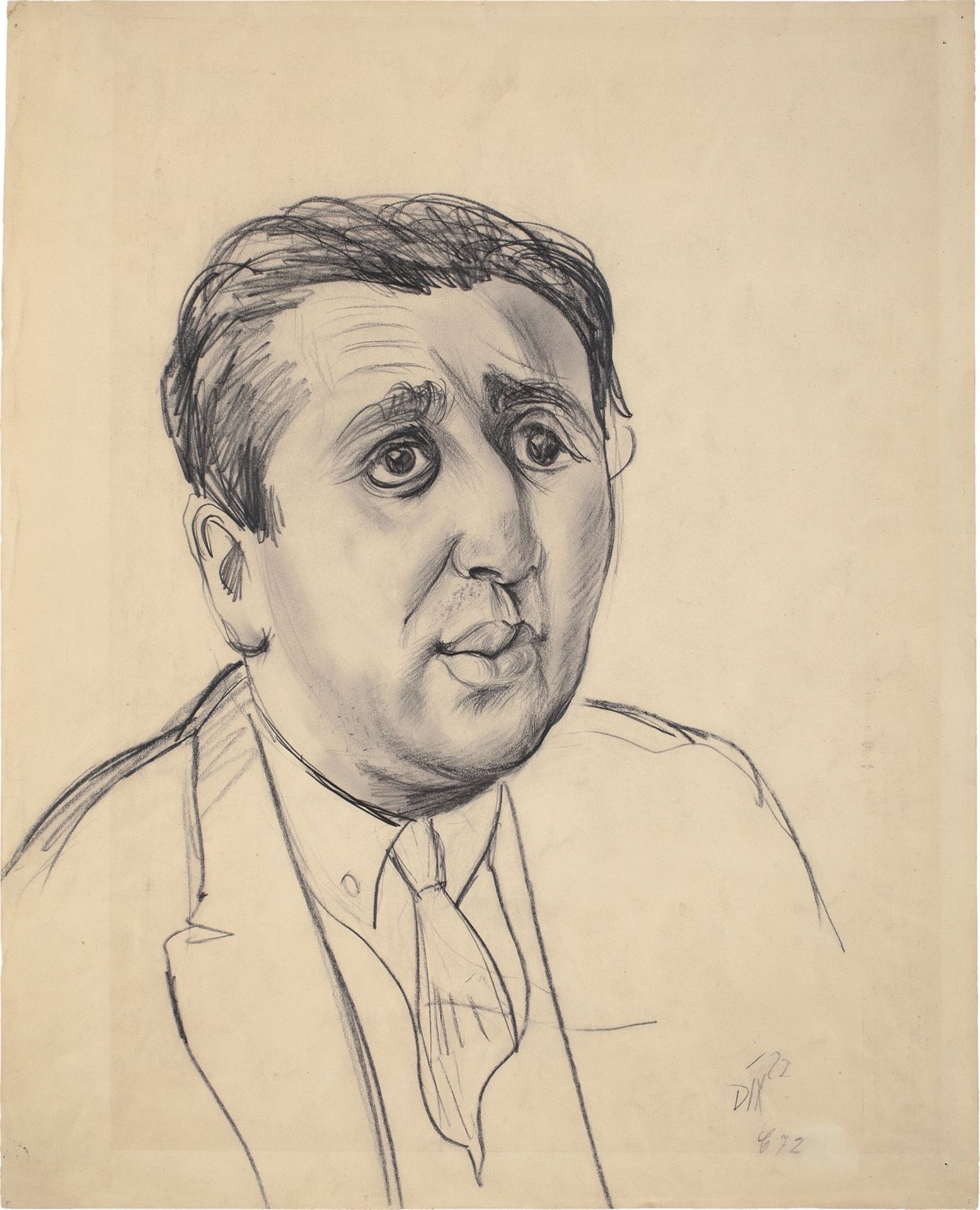 Otto Dix. ”Portrait I.B. Neumann”. 1922