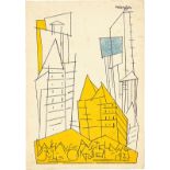 Bauhaus. „Ausstellung Weimar 1923“ – 20 Postkarten verschiedener Bauhaus-Künstler. 1923