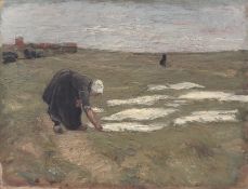 Max Liebermann. ”Bleiche auf den Dünen bei Katwijk”. 1890
