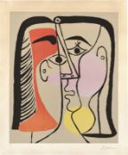 Pablo Picasso. ”Portrait de Jacqueline aux cheveux lisses”. 1962