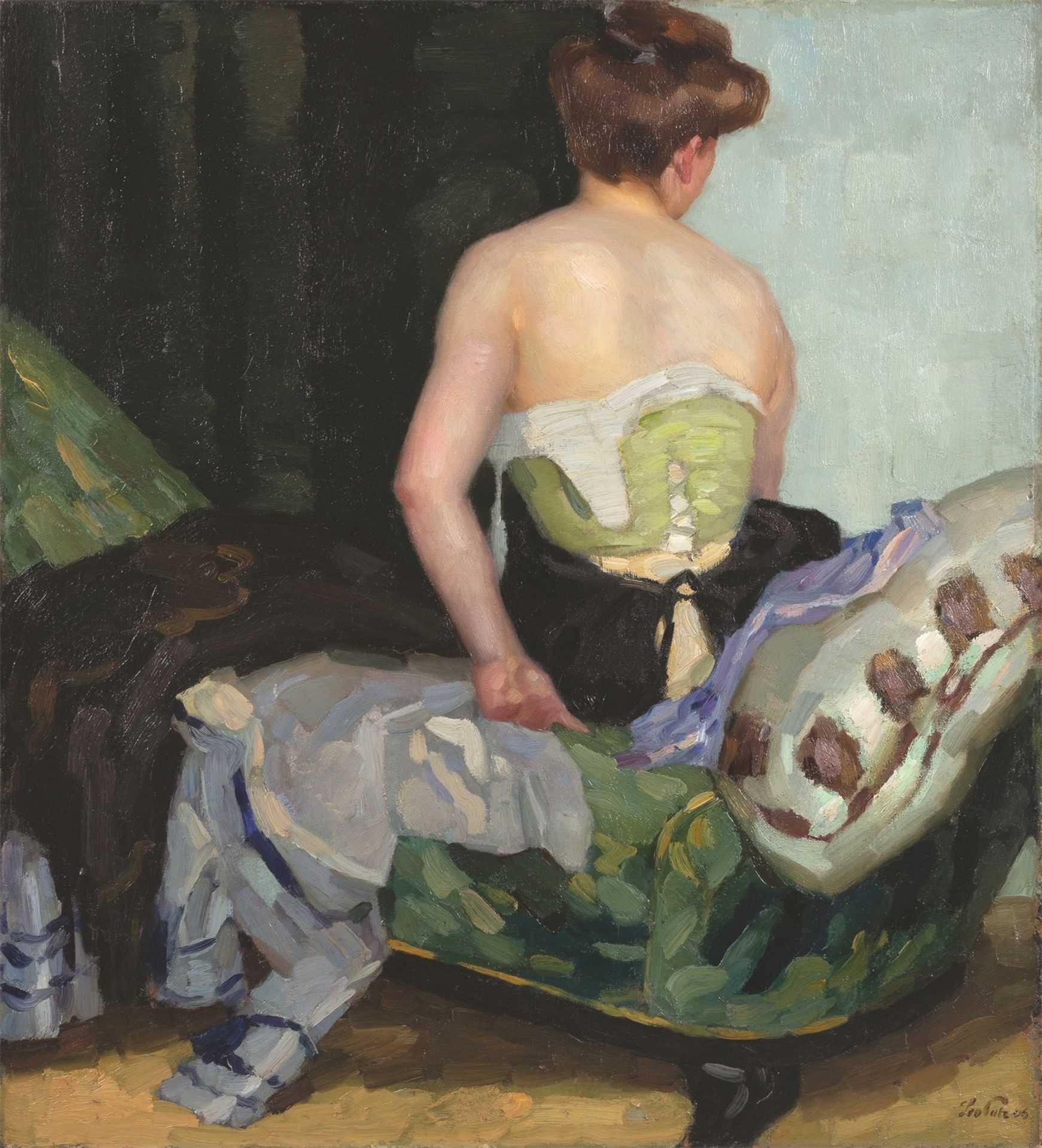 Leo Putz. „Rückenakt“. 1906