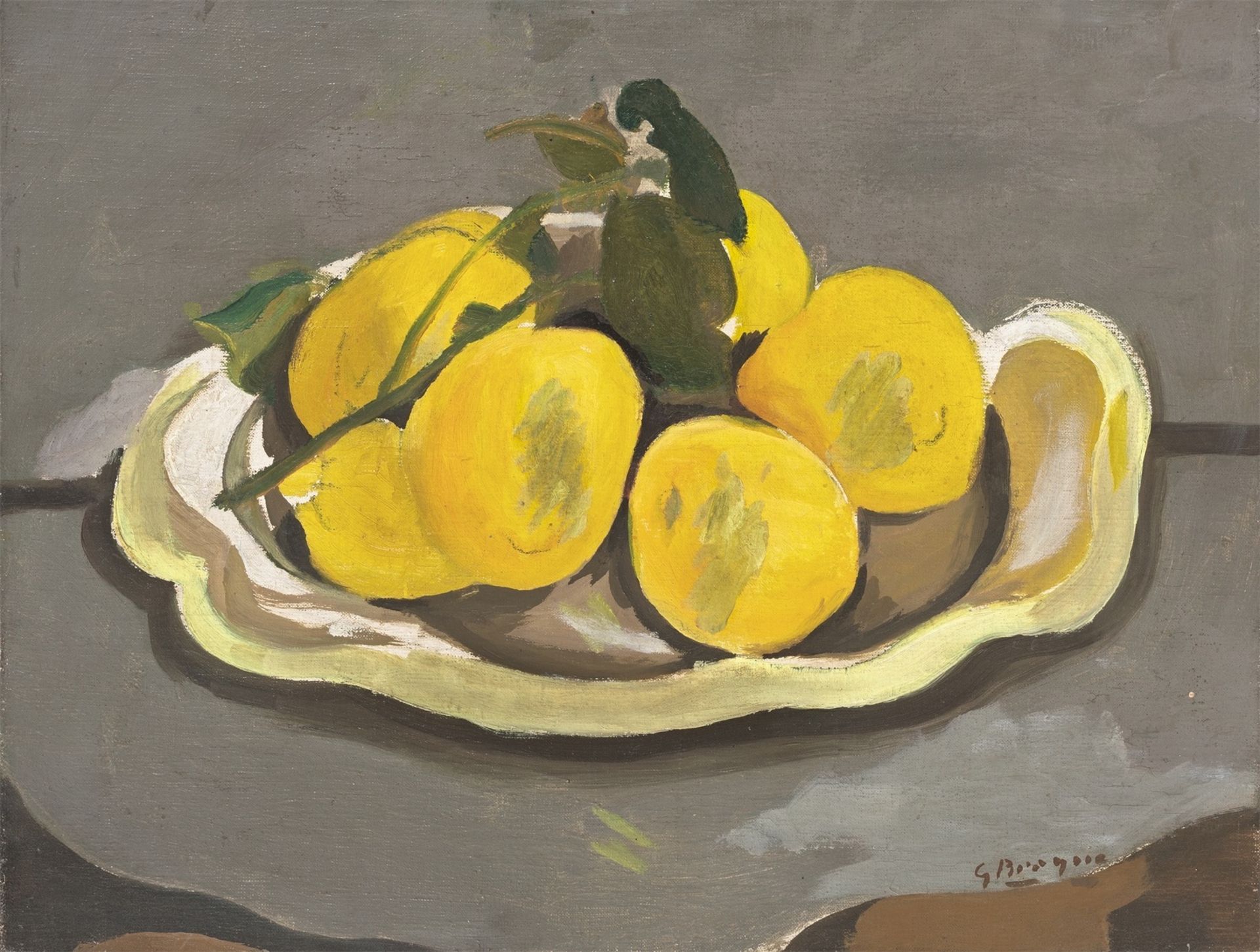 Georges Braque. ”Les Citrons”. 1952