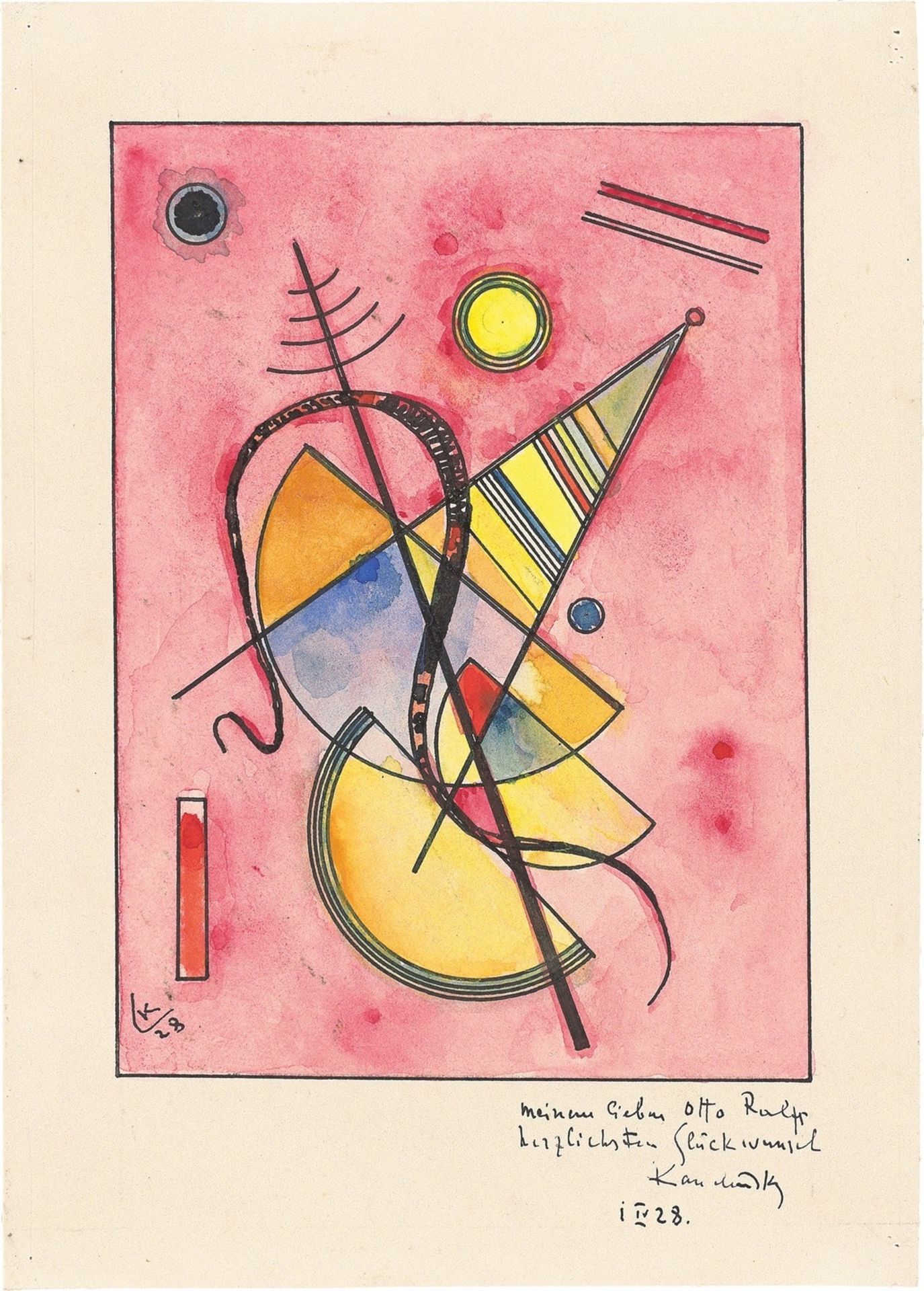 Wassily Kandinsky. „Ohne Titel“. 1928