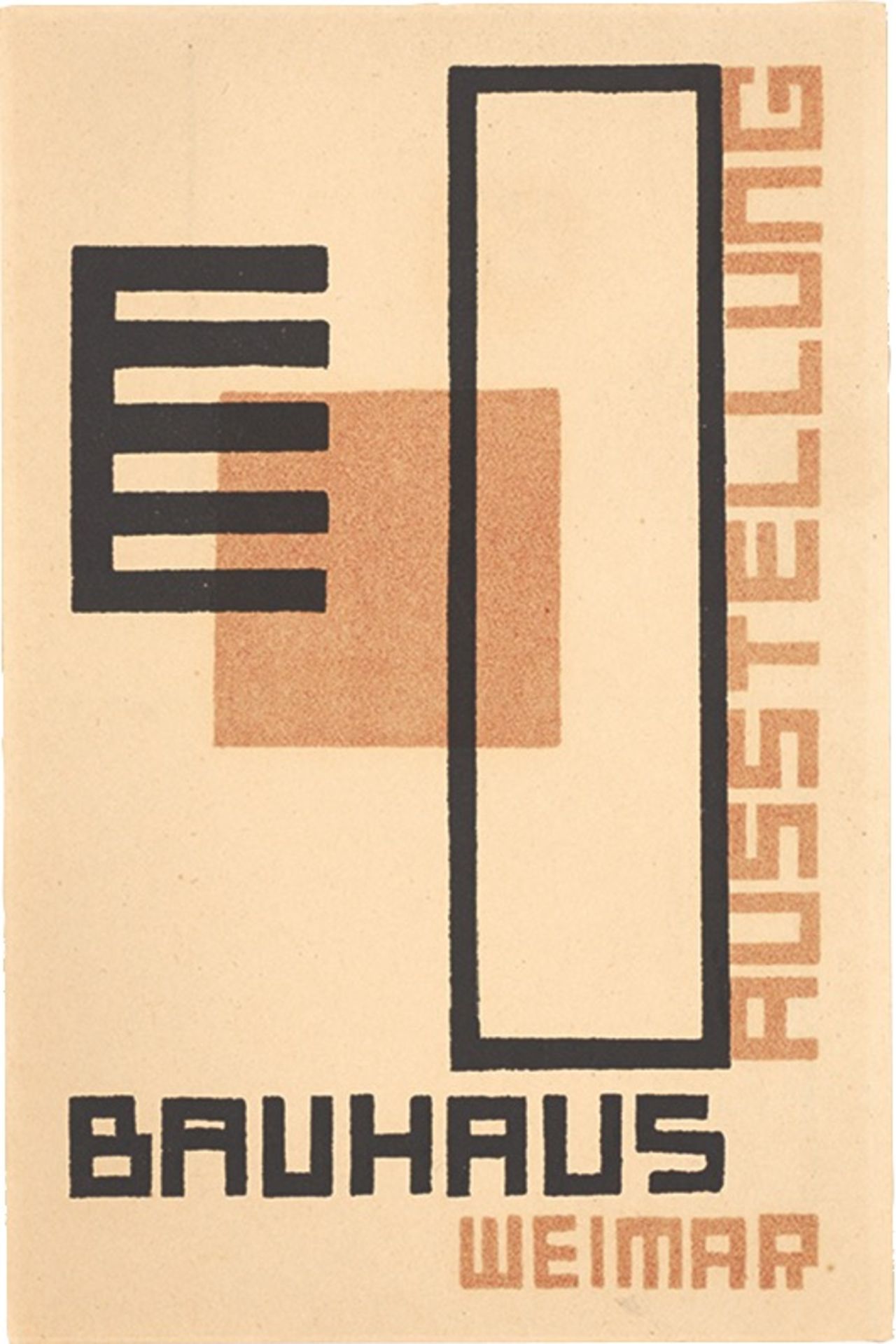 Bauhaus. „Ausstellung Weimar 1923“ – 20 Postkarten verschiedener Bauhaus-Künstler. 1923 - Bild 18 aus 20