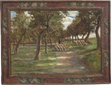 Max Liebermann. ”Schafherde”. 1888