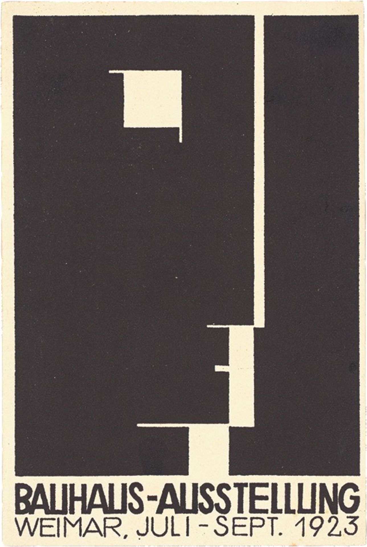Bauhaus. ”Ausstellung Weimar 1923” – 20 postcards by various Bauhaus artists. 1923 - Image 12 of 20