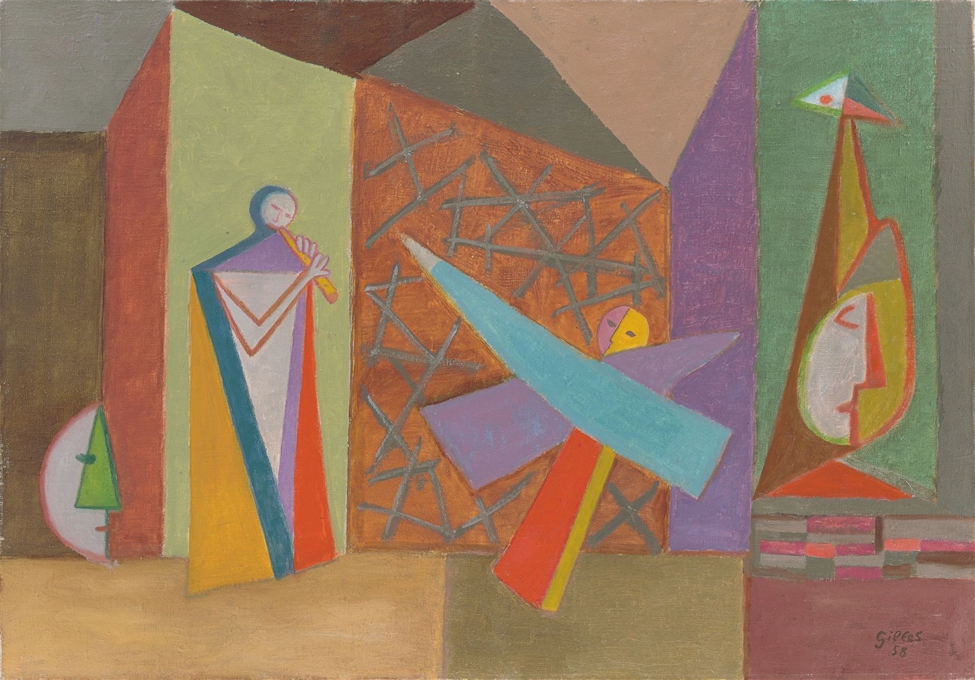 Werner Gilles. „Engelskonzert II“. 1958