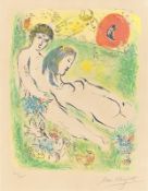 Marc Chagall. „Sur la terre des dieux (Mimnerme)“. 1967