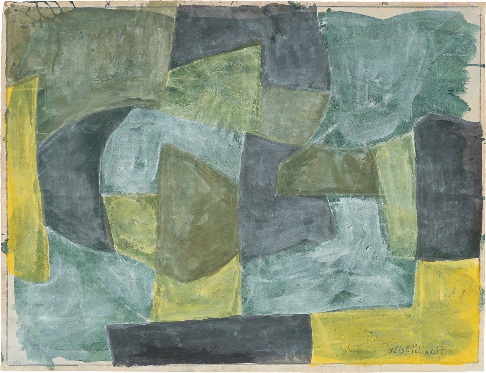 Serge Poliakoff. „Composition abstraite“. 1959