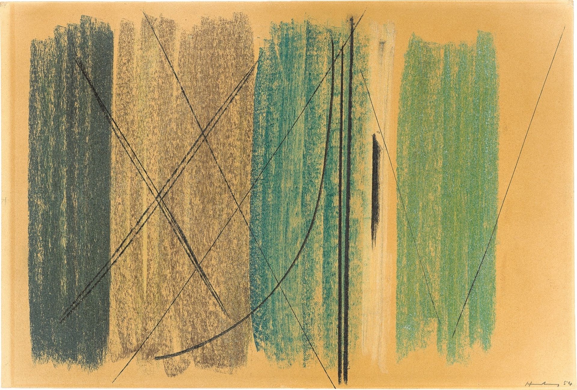 Hans Hartung. „Ohne Titel“. 1954