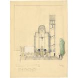 Emil Hoppe. Projekt für eine Kirche. 1904