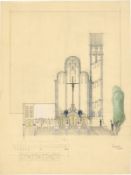 Emil Hoppe. Projekt für eine Kirche. 1904