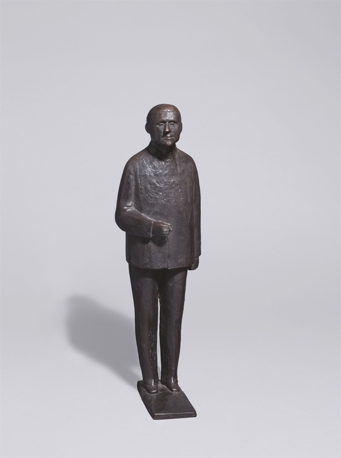 Gustav Seitz. „Brecht mit Zigarre (Statuette I)“. 1957/58