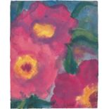 Emil Nolde. Violette Blüten.