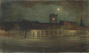 Werner Heldt. „Klosterstraße bei Gasbeleuchtung“. 1928