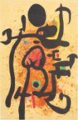Joan Miró. ”Le cracheur de flammes”. 1974