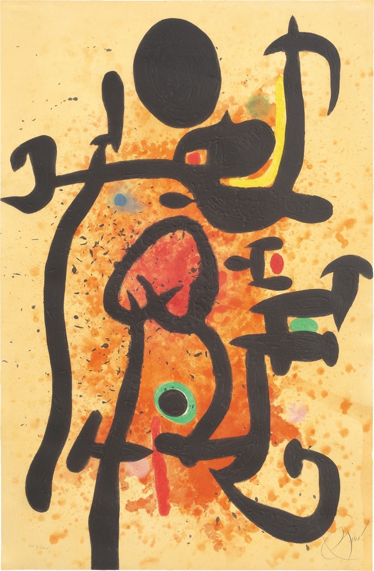 Joan Miró. „Le cracheur de flammes“. 1974