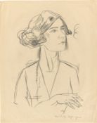 Rudolf Schlichter. Porträt einer Frau (Die Hochmütige). Circa 1930